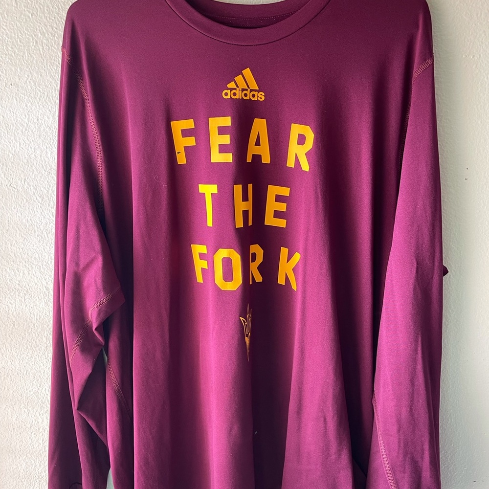 Arizona State adidas long sleeve shirt size XXXL
